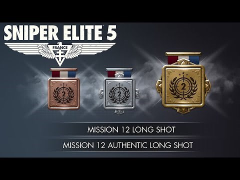 Sniper Elite 5 Long Shot Gold Medals - Mission 12 Conqueror (Normal and Authentic)