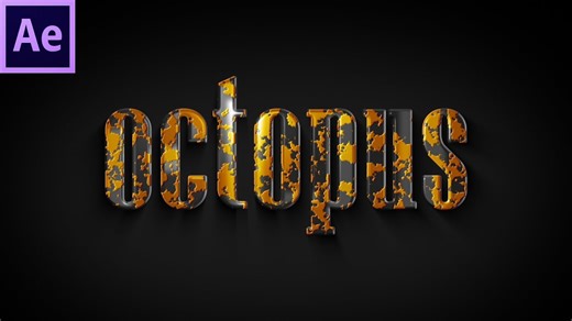 After Effects tutorial - gold text or logo is damaged - 114