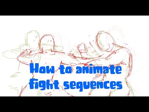 How to animate a fight scene(2D Animation)Broadcast