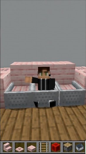How to build a sofa in Minecraft 🛋️
