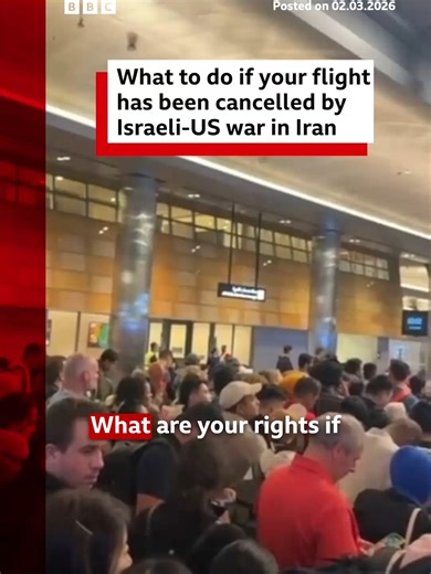Thousands are stranded abroad in the Middle East following the US-Israeli strikes on Iran over the weekend and the retaliatory strikes on nearby countries and cities including Cyprus and the United Arab Emirates. #Travel #Iran #US #Israel #UAE #Cyprus #BBCNews
