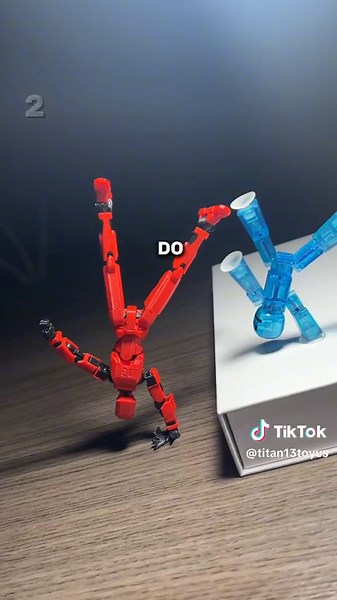 Figures 🔗 in Bio! #actionfigures #titan13toy #t13 #toys #dummy #actionfigure #toy #stickybot #stickbot #stikbot