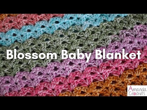 Blossom Baby Blanket | Easy Crochet Blanket Tutorial