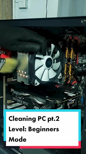 Cleaning your PC : Level Beginners Mode #computer #pc #cleantok #gaming #gamingpc