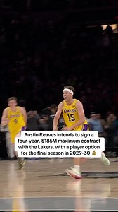 Austin Reaves signs record $185M max contract with Lakers