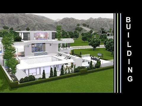 The Sims 3 - Into The Future - Building a Futuristic House - Green Terasse