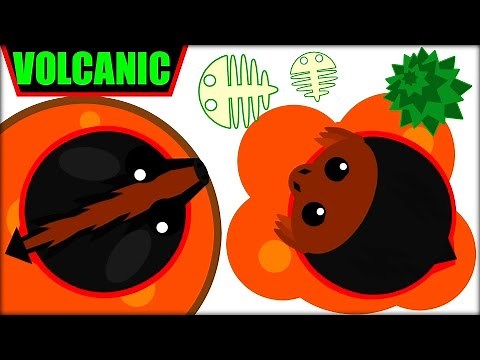 MOPE.IO VOLCANIC ANIMALS | ALL BLACK ANIMAL IDEAS | MOPE.IO NEW UPDATE(Mope.io)
