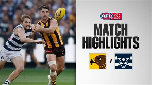 Highlights: Hawthorn v Geelong