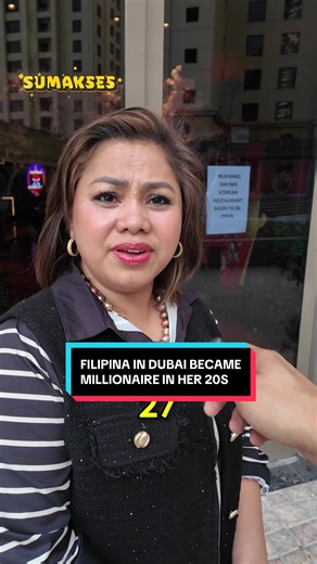 Filipina in Dubai becomes millionaire in her 20s! 🇵🇭🇦🇪💰 #filipino #philippines #dubai #millionaire #ofw