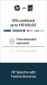 221K views · 1.6K reactions | The all-new HP Spectre with AI-powered smart features. Now with free extended warranty and 10% cashback up to ₹10000. T&C apply* | HP India | Facebook