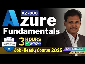 Cloud is the Future! -2025 | Microsoft Azure Certification Course | Tamil | Get High-Paying IT Jobs!