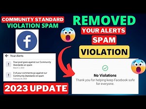 HOW TO REMOVED YOUR ALERTS SPAM VIOLATION ON FACEBOOK 2023
