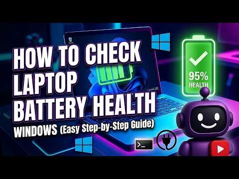 How to Check Laptop Battery Health in Windows (Easy Step‑by‑Step Guide)