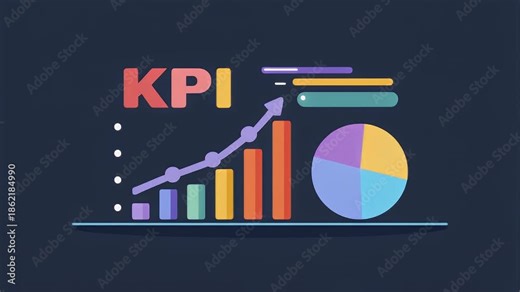 Engaging visual representation of Key Performance Indicators (KPIs) illustrating business growth, data analysis, and strategic success with dynamic charts and graphs