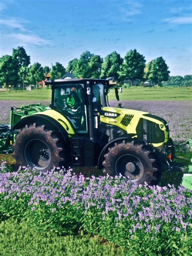 FS25 Claas Axion | Cutting grass Realistic graphics reshade Video completi sul canale Youtube🔥✌ #farming #farmingsimulator #fs25 #harvest #tractor #fendtpower #4kgaming #simulator #gameplay