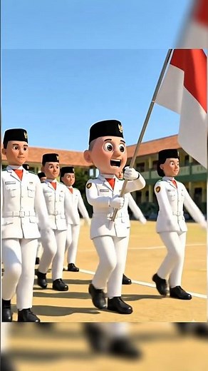 join the flag raising and scouting extracurricular activities #animation #cartoon #shorts