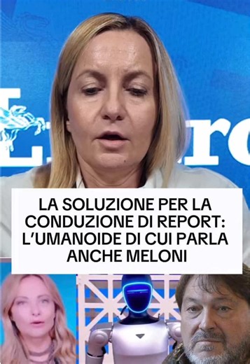 L'esordio di un robot umanoide come co-conduttore a Forum lancia la televisione nell'era dell'intelligenza artificiale, suscitando l'interesse di conduttori e persino del premier Meloni. L'imparzialità e la precisione di una macchina sollevano la provocazione: e se un umanoide guidasse programmi complessi come Report? Il commento di Alessandra Menzani #IntelligenzaArtificiale #Televisione #Report