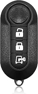 Replacement for 2014 2015 2016 2017 Fiat 500 Ram Promaster City Key Fob Remote Control LTQF12AM433TX 3 Buttons 433MHz