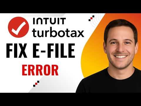 How to Resolve TurboTax “Cannot e File” Issues