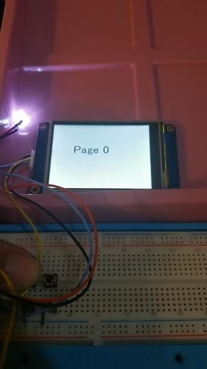 Arduino controlling Nextion page