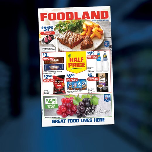 Check out all the specials and deals on offer in our new catalogue. Valid from Wednesday 4th of February to Tuesday 10th of February 2026. Click here to view 👉 https://www.foodlandsa.com.au/catalogue/ | Foodland