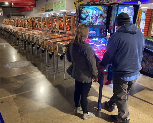 Get your game on at Past Times Arcade, a pinball player’s paradise in Girard