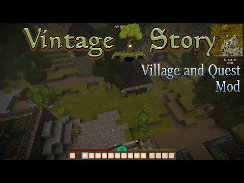 Vintage Story | VILLAGE AND QUEST MOD (Villager Interactive) | Mod Showcase [1.18.7]