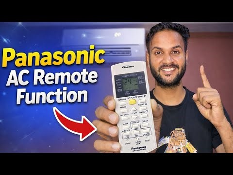 Panasonic Ac Remote Function 2026 | how to use Panasonic ac remote control