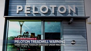 66K views · 385 reactions | PELOTON TREADMILL WARNING: An urgent safety warning has been released over a Peloton treadmill, with shocking video showing the moment a toddler became trapped under the machine, but the company is pushing back. Zohreen Shah has more. https://abcn.ws/3ssjFdc | ABC World News Tonight with David Muir | Facebook