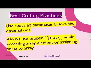 Best Practices - Use of [ ] vs { }