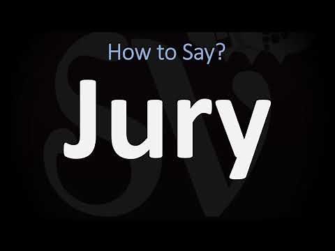 How to Pronounce Jury? (CORRECTLY)