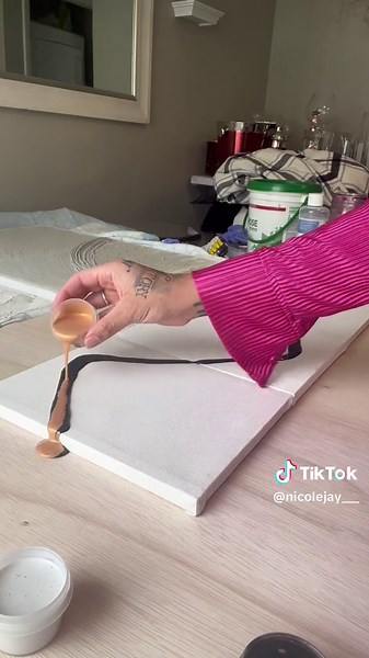 DIY Pouring Paint: My First Time!
