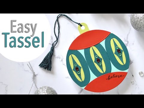 How to Make an Easy Tassel With DMC Thread!