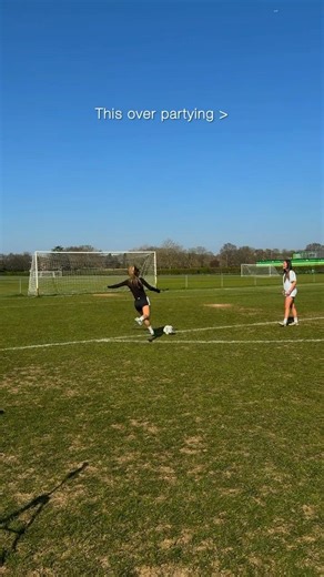 Target practice ⚽️ I was never aiming for the crossbar!! #trainlikeapro #soccer