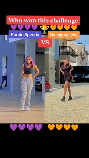 Orange Speedy vs Purple Speedy Dance Challenge 2024
