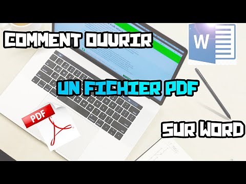 Comment ouvrir les fichiers pdf dans word ?