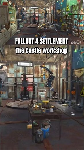 The Castle Workshop no mods Fallout Settlement #fallout4settlementbuilding