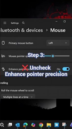 Mouse Feels Inaccurate? Disable This Windows Setting ⚠️