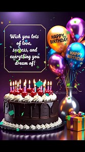 🎂 May god bless you with all the happiness and success. Wish you a very Happy Birthday! 🎁 #happybirthday #birthdaywishes #birthday | Happy Birthday Message Wishes