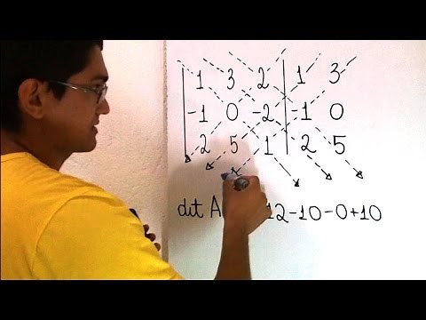 Regra de Sarrus e Exercício de Aplicação