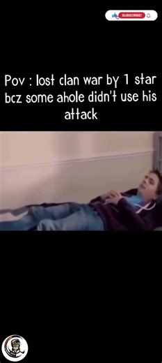 After losing clan war effect 😭 #memes #clashofclans #funny #clanwars