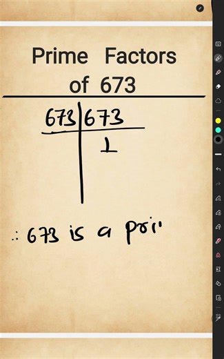 Prime Factors of 673 l Prime Factorization of 673