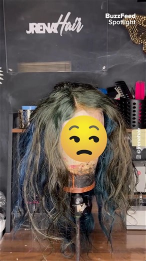 A matted, dry wig is no match for @jrenahair! | Cocoa Butter