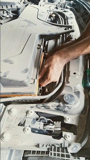 how to air filter change #BMW