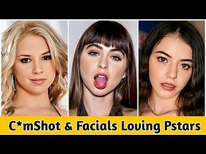 Super Amazing C*mShot & Facials Loving Prnstars ❤️
