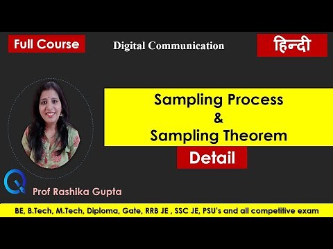 #06 Sampling - Sampling theorem, Sampling Rate, Nyquist Rate, Nyquist Interval.