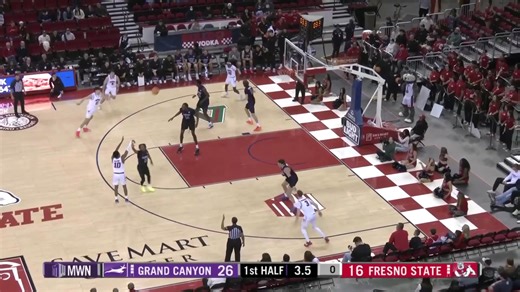 🏀 #MWMBB Highlights from Grand Canyon's 68-57 win over Fresno State | Mountain West Conference