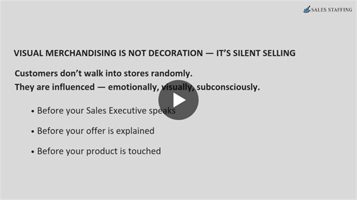 #visualmerchandising #retailstrategy #retailhiring #retailgrowth #storedesign #retailstaffing #salesstaffing #vm #businessgrowth | Sales Staffing Private Limited