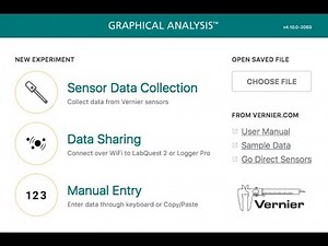 Graphical analysis sample 1 tutorial