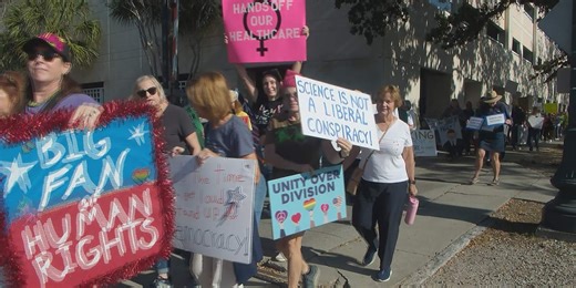 Charleston protesters march in solidarity with national Remove the Regime rally